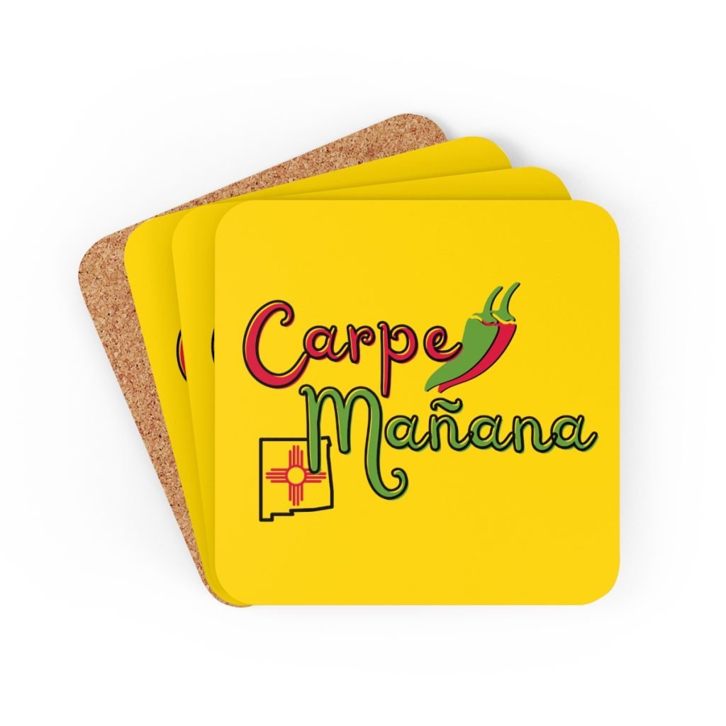carpe mañana coaster set