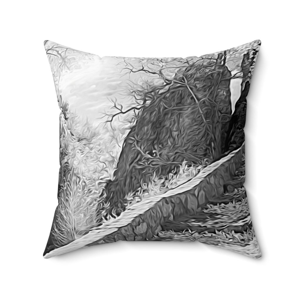 mysterious steps square pillow 20x20 front view