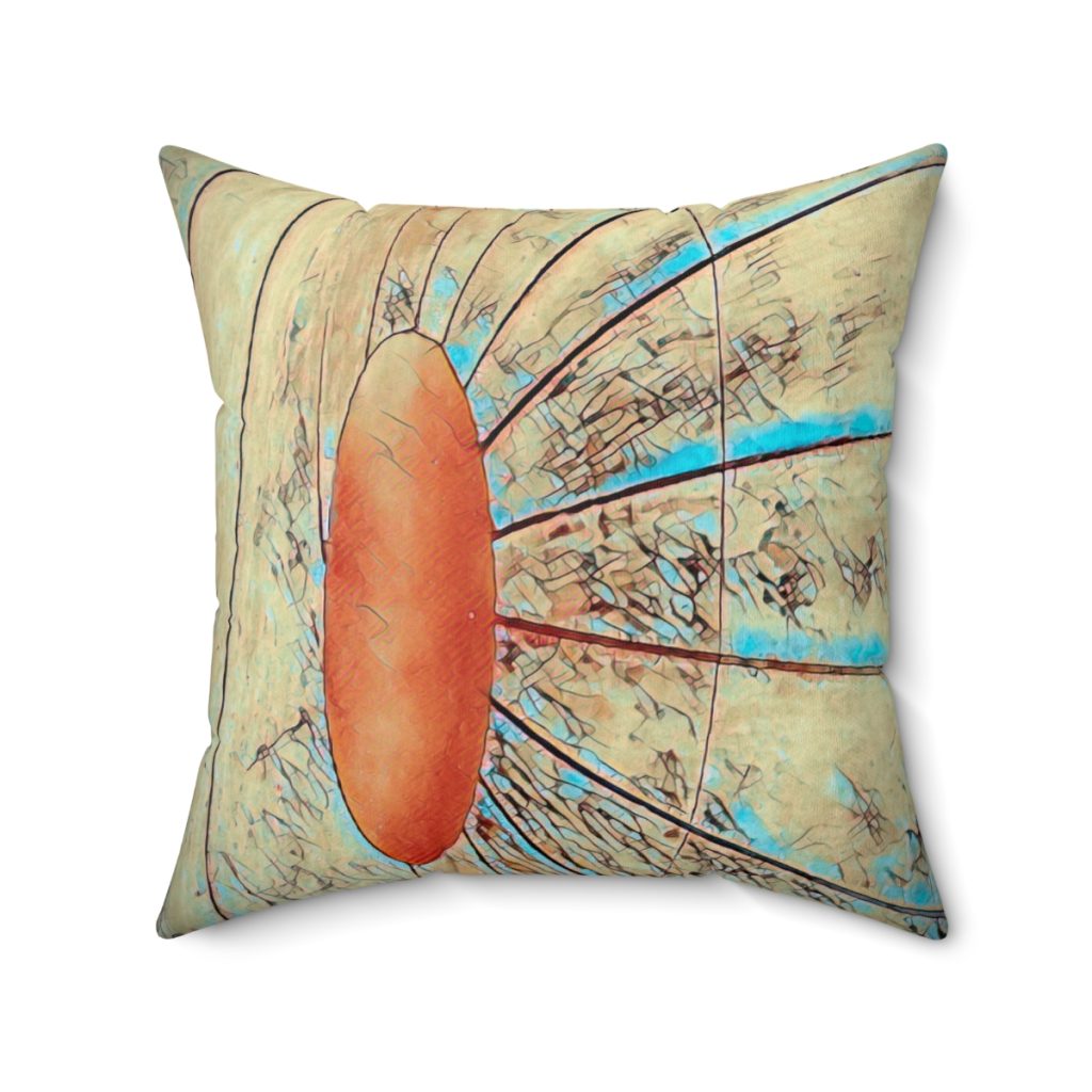 solar wind-square pillow-20x20 front.jpg - Val Weston Photographic Art solar wind square pillow 20x20 front view
