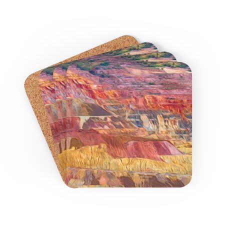 flight of strata coaster set