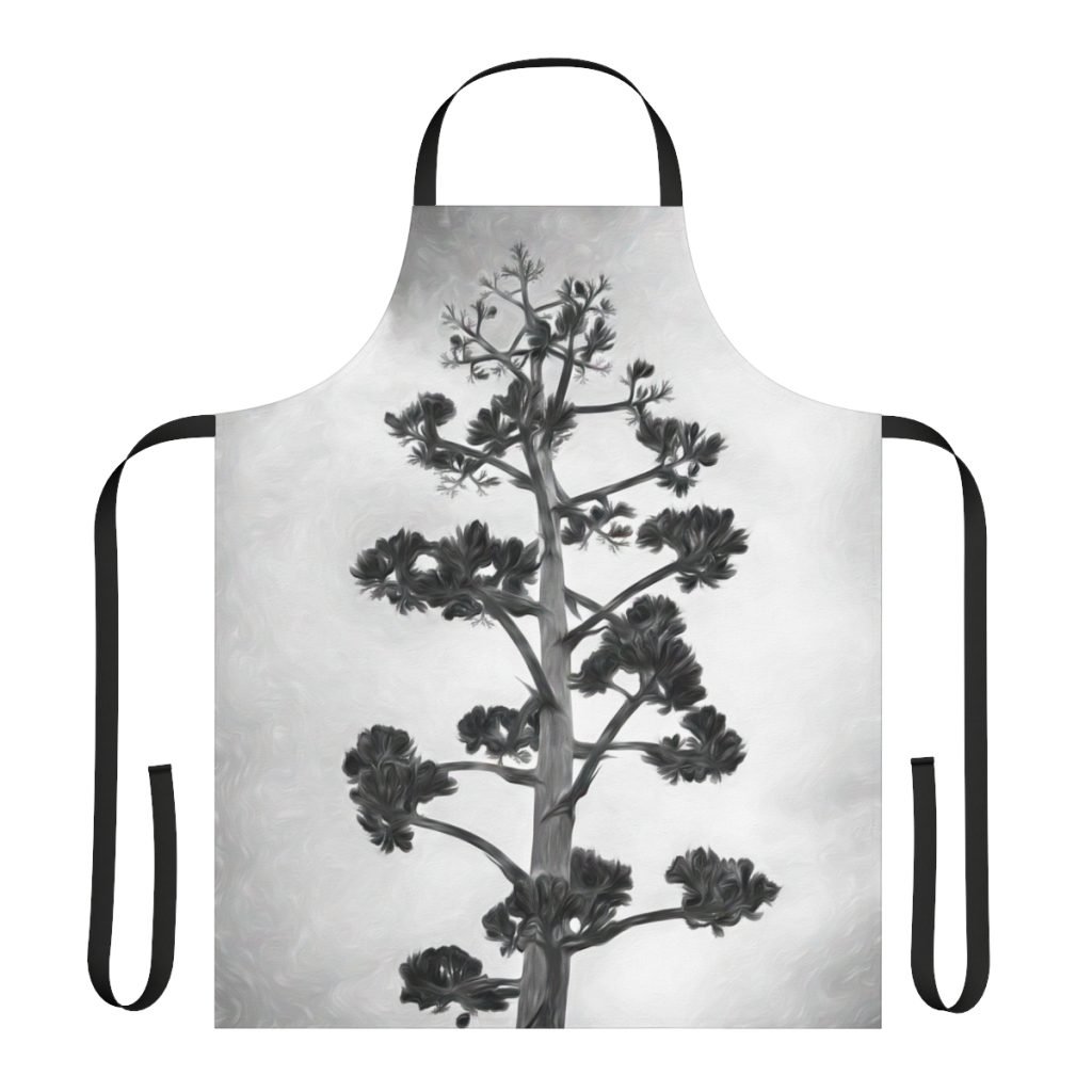 agave bloom apron front view