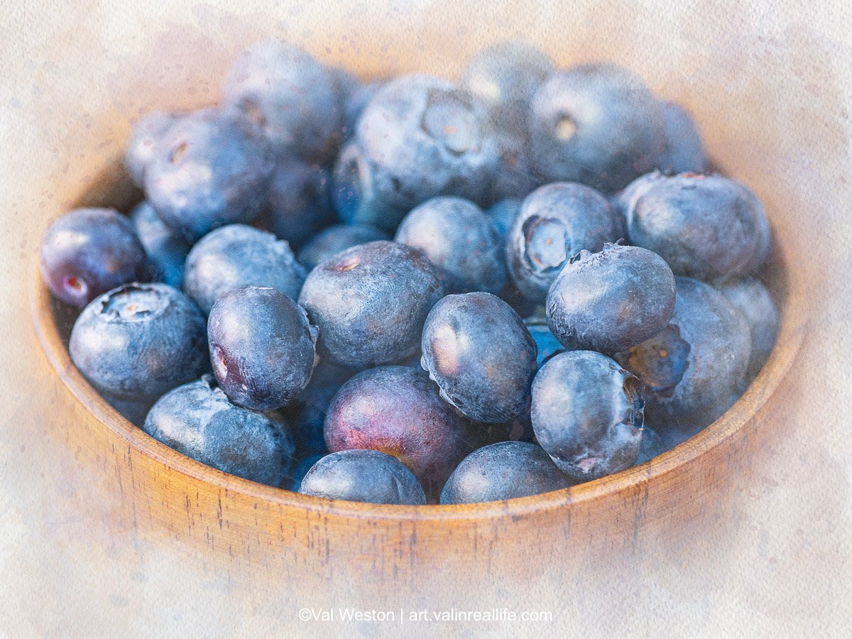 Bowl of Blueberries