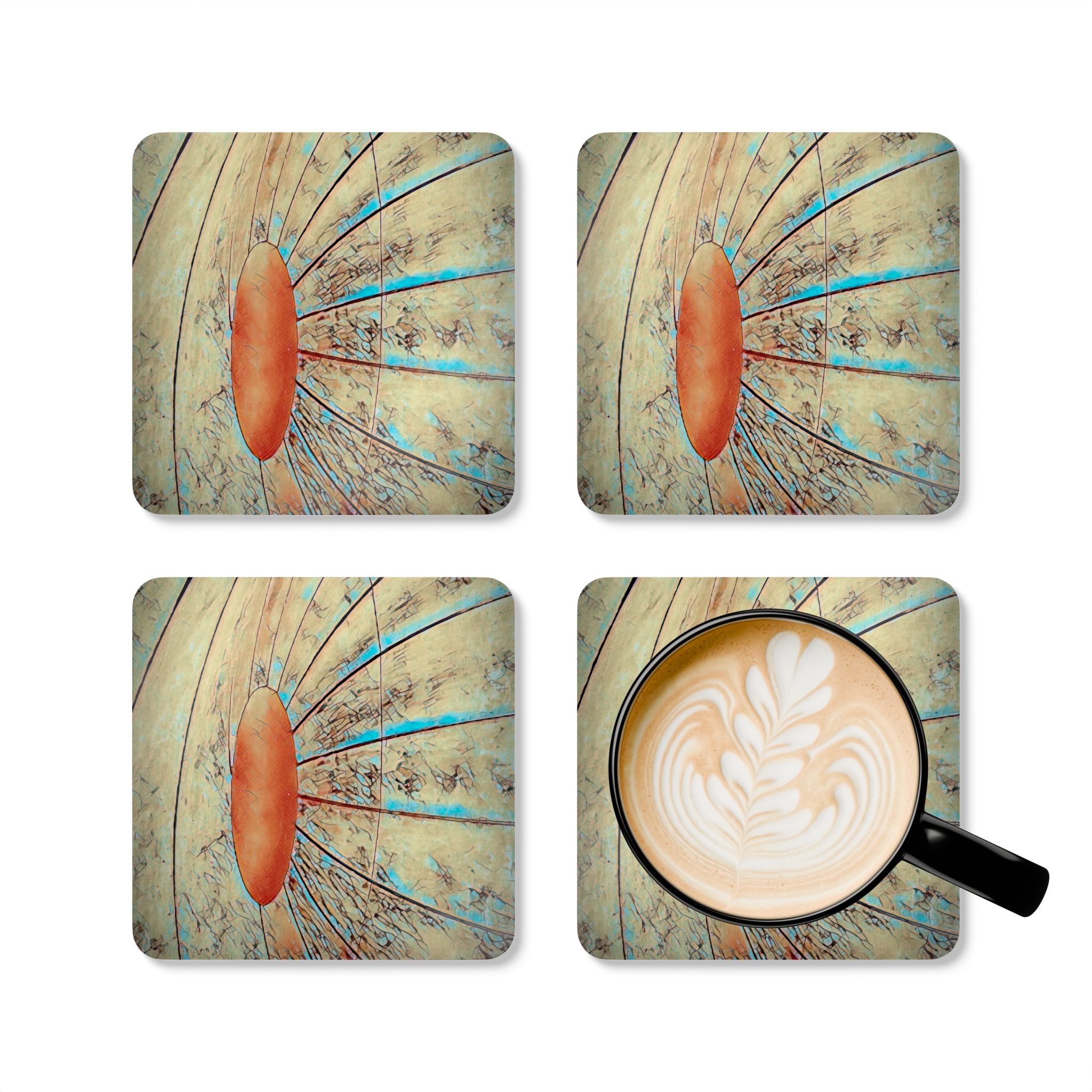 solar wind-coaster set-grid - Val Weston Photographic Art solar wind coaster set grid with mug