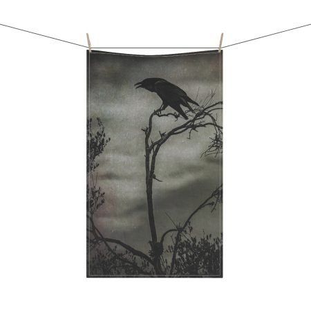 Mysterious Raven Kitchen Towel