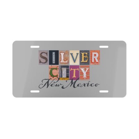 Silver City Signs License Plate