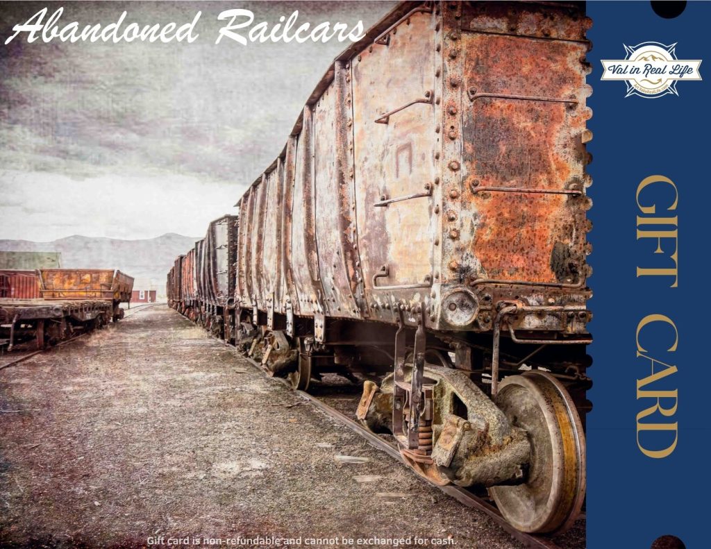 Abandoned Railcars gift card