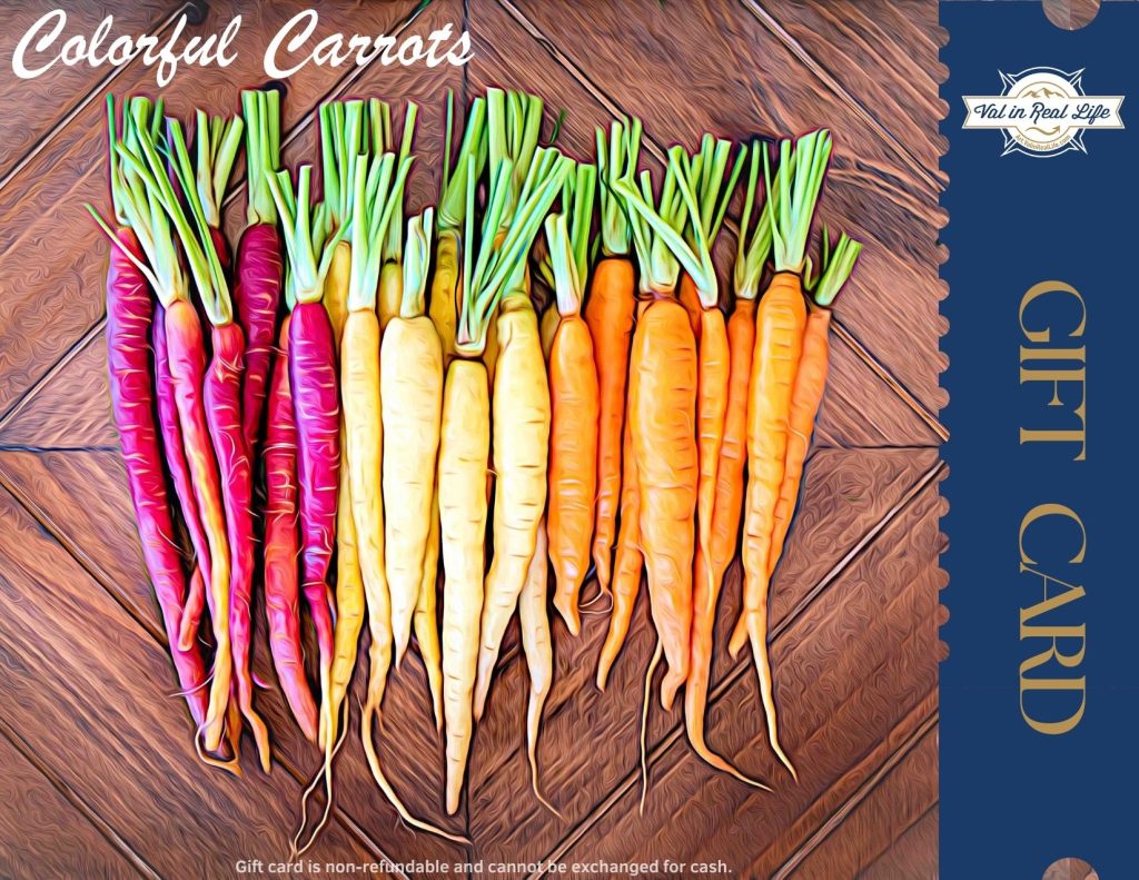 Colorful Carrots gift card