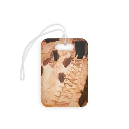 Cliff Dwellings Ladder bag tag front view