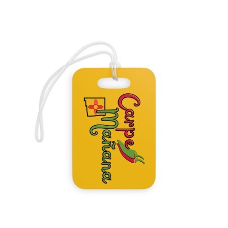 Carpe Mañana bag tag front view