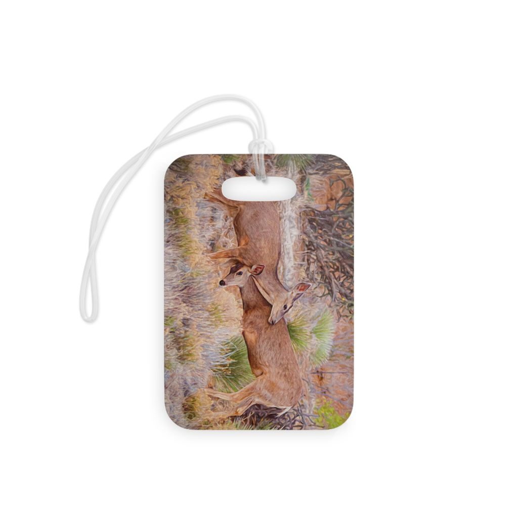 Gila Hermanas bag tag front view