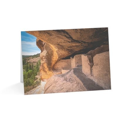 Cliff Dwellings Vista greeting card front