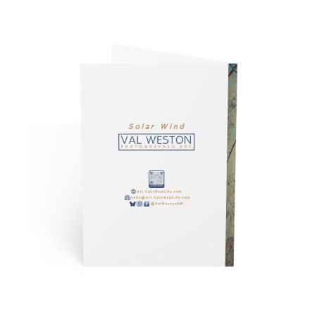 Solar Wind greeting card back