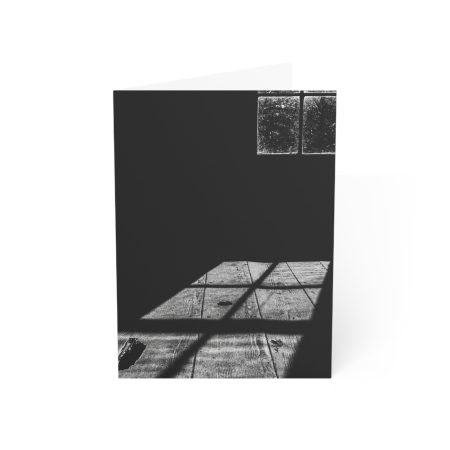 Cabin Window Greeting Cards