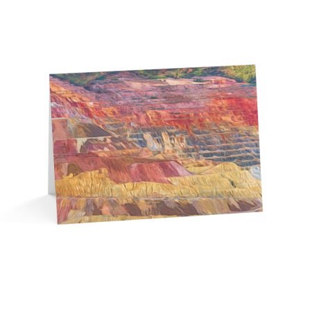 Flight of Strata Greeting Cards